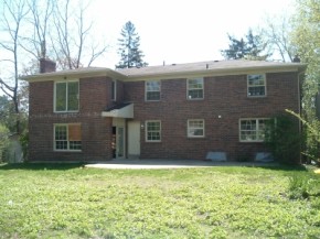 back view of old house